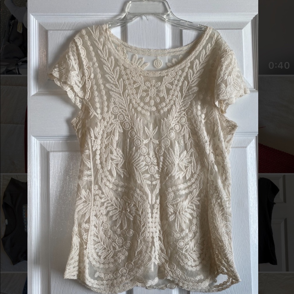 Off White Top